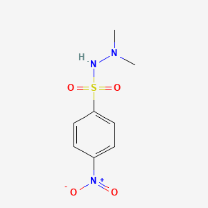 molecular formula C8H11N3O4S B6048369 N',N'-dimethyl-4-nitrobenzenesulfonohydrazide 