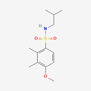 B604843 N-isobutyl-4-methoxy-2,3-dimethylbenzenesulfonamide CAS No. 1087639-14-2