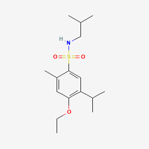 B604848 4-ethoxy-N-isobutyl-5-isopropyl-2-methylbenzenesulfonamide CAS No. 1087639-38-0