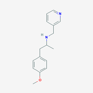 molecular formula C16H20N2O B6048506 1-(4-methoxyphenyl)-N-(3-pyridinylmethyl)-2-propanamine 