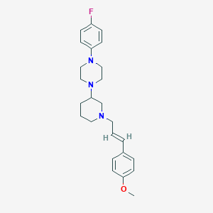 1-(4-fluorophenyl)-4-{1-[(2E)-3-(4-methoxyphenyl)-2-propen-1-yl]-3-piperidinyl}piperazine