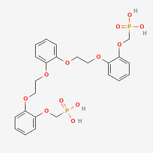 [1,2-phenylenebis(oxy-2,1-ethanediyloxy-2,1-phenyleneoxymethylene)]bis(phosphonic acid)