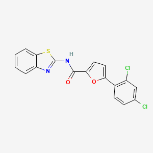 N-1,3-benzothiazol-2-yl-5-(2,4-dichlorophenyl)-2-furamide