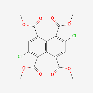 molecular formula C18H14Cl2O8 B6049119 tetramethyl 2,6-dichloro-1,4,5,8-naphthalenetetracarboxylate 