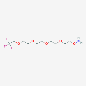 molecular formula C10H20F3NO5 B604924 1,1,1-三氟乙基-PEG4-氨基氧 CAS No. 1895922-78-7