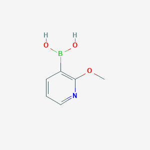 molecular formula C6H8BNO3 B060493 2-甲氧基吡啶-3-硼酸 CAS No. 163105-90-6