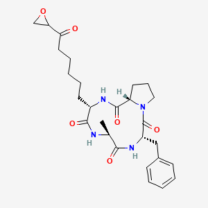molecular formula C27H36N4O6 B604933 1-丙氨酸赤霉素 CAS No. 141446-96-0