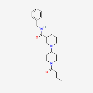 N-benzyl-1'-(4-pentenoyl)-1,4'-bipiperidine-3-carboxamide
