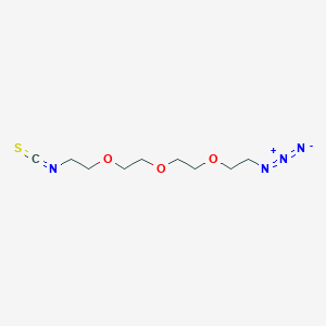 molecular formula C9H16N4O3S B604937 1-isothiocyanato-PEG3-Azide CAS No. 1310686-23-7