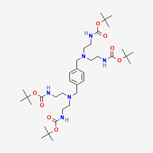 molecular formula C36H64N6O8 B604941 {2-[(4-{[双-(2-叔丁氧羰基氨基-乙基)-氨基]-甲基}-苄基)-(2-叔丁氧羰基氨基-乙基)-氨基]-乙基}-氨基甲酸叔丁酯 CAS No. 1807521-06-7
