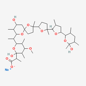 molecular formula C41H69NaO12 B604944 穆他洛霉素钠 CAS No. 124918-42-9
