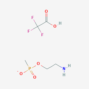 molecular formula C5H10F3NO5P-5P B604945 2-Aemp tfa CAS No. 321882-95-5