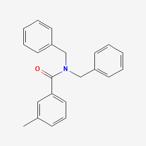 molecular formula C22H21NO B6049463 N,N-dibenzyl-3-methylbenzamide 