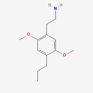 molecular formula C13H21NO2 B604952 2,5-二甲氧基-4-丙基苯乙胺 CAS No. 207740-22-5