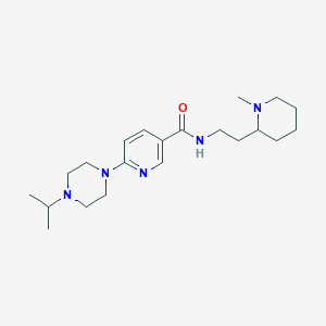 6-(4-isopropyl-1-piperazinyl)-N-[2-(1-methyl-2-piperidinyl)ethyl]nicotinamide