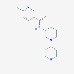 6-methyl-N-(1'-methyl-1,4'-bipiperidin-3-yl)nicotinamide