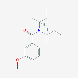 molecular formula C16H25NO2 B6049696 N,N-di-sec-butyl-3-methoxybenzamide 