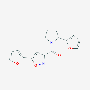 5-(2-furyl)-3-{[2-(2-furyl)-1-pyrrolidinyl]carbonyl}isoxazole