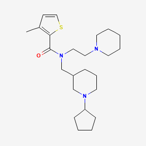 N-[(1-cyclopentyl-3-piperidinyl)methyl]-3-methyl-N-[2-(1-piperidinyl)ethyl]-2-thiophenecarboxamide