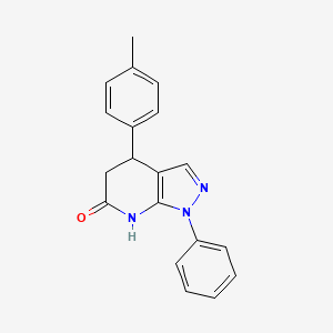 4-(4-methylphenyl)-1-phenyl-1,4,5,7-tetrahydro-6H-pyrazolo[3,4-b]pyridin-6-one