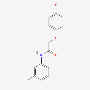molecular formula C15H14FNO2 B6050096 2-(4-fluorophenoxy)-N-(3-methylphenyl)acetamide CAS No. 446043-43-2