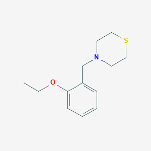 molecular formula C13H19NOS B6050148 4-(2-ethoxybenzyl)thiomorpholine 