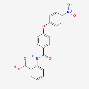 2-{[4-(4-nitrophenoxy)benzoyl]amino}benzoic acid