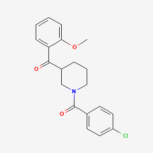 [1-(4-chlorobenzoyl)-3-piperidinyl](2-methoxyphenyl)methanone