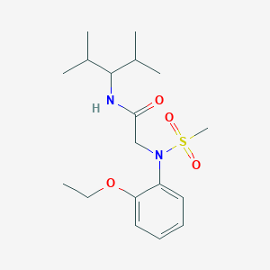 N~2~-(2-ethoxyphenyl)-N~1~-(1-isopropyl-2-methylpropyl)-N~2~-(methylsulfonyl)glycinamide