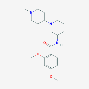 2,4-dimethoxy-N-(1'-methyl-1,4'-bipiperidin-3-yl)benzamide