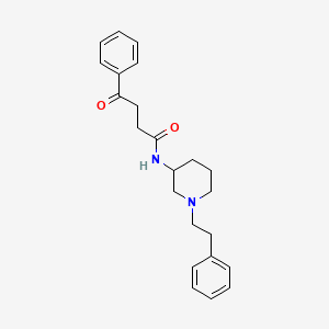 4-oxo-4-phenyl-N-[1-(2-phenylethyl)-3-piperidinyl]butanamide