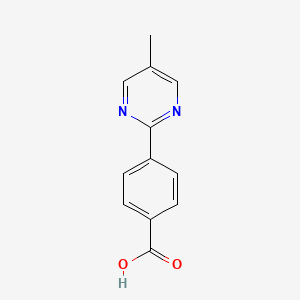 molecular formula C12H10N2O2 B6050495 4-(5-methyl-2-pyrimidinyl)benzoic acid 