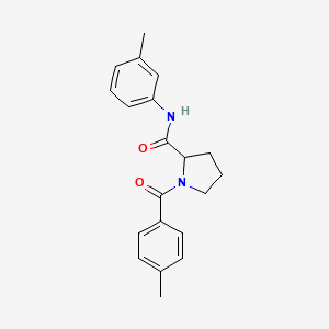 1-(4-methylbenzoyl)-N-(3-methylphenyl)prolinamide