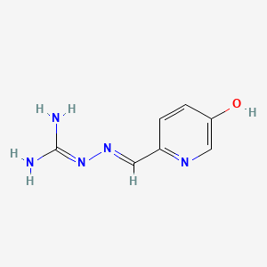 2-((5-Hydroxy-2-pyridinyl)methylene)hydrazinecarboximidamide