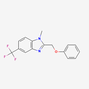 1-methyl-2-(phenoxymethyl)-5-(trifluoromethyl)-1H-benzimidazole