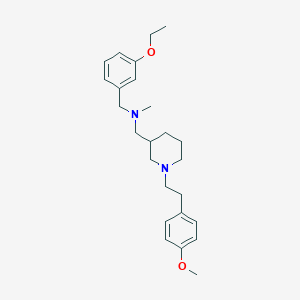 (3-ethoxybenzyl)({1-[2-(4-methoxyphenyl)ethyl]-3-piperidinyl}methyl)methylamine