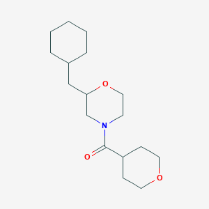 2-(cyclohexylmethyl)-4-(tetrahydro-2H-pyran-4-ylcarbonyl)morpholine