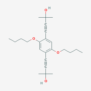4,4'-(2,5-Dibutoxy-1,4-phenylene)bis(2-methylbut-3-yn-2-ol)