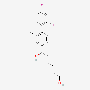 B605092 1,6-Hexanediol, 1-(2',4'-difluoro-2-methyl(1,1'-biphenyl)-4-yl)- CAS No. 1117772-52-7