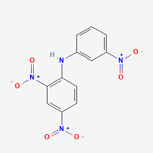 molecular formula C12H8N4O6 B6050968 (2,4-dinitrophenyl)(3-nitrophenyl)amine CAS No. 970-91-2