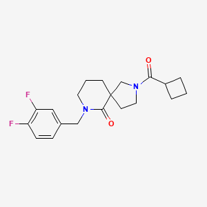 2-(cyclobutylcarbonyl)-7-(3,4-difluorobenzyl)-2,7-diazaspiro[4.5]decan-6-one