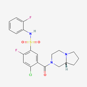 molecular formula C20H20ClF2N3O3S B605109 Abt-639 CAS No. 1235560-28-7