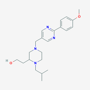 2-(1-isobutyl-4-{[2-(4-methoxyphenyl)-5-pyrimidinyl]methyl}-2-piperazinyl)ethanol