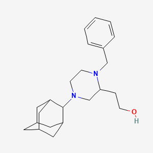 2-[4-(2-adamantyl)-1-benzyl-2-piperazinyl]ethanol