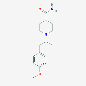 1-[2-(4-methoxyphenyl)-1-methylethyl]-4-piperidinecarboxamide