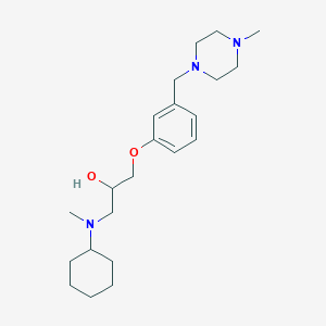 1-[cyclohexyl(methyl)amino]-3-{3-[(4-methyl-1-piperazinyl)methyl]phenoxy}-2-propanol