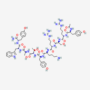molecular formula C68H95N19O17 B605129 Acetyl decapeptide-3 CAS No. 935288-50-9