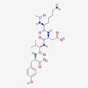 molecular formula C26H39N5O9 B605130 Acetyl tetrapeptide-2 CAS No. 757942-88-4