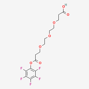 molecular formula C16H17F5O7 B605137 酸性-PEG3-PFP 酯 CAS No. 1835759-67-5