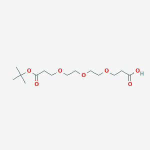 molecular formula C14H26O7 B605139 Carboxy-PEG3-t-butyl ester CAS No. 1807539-06-5